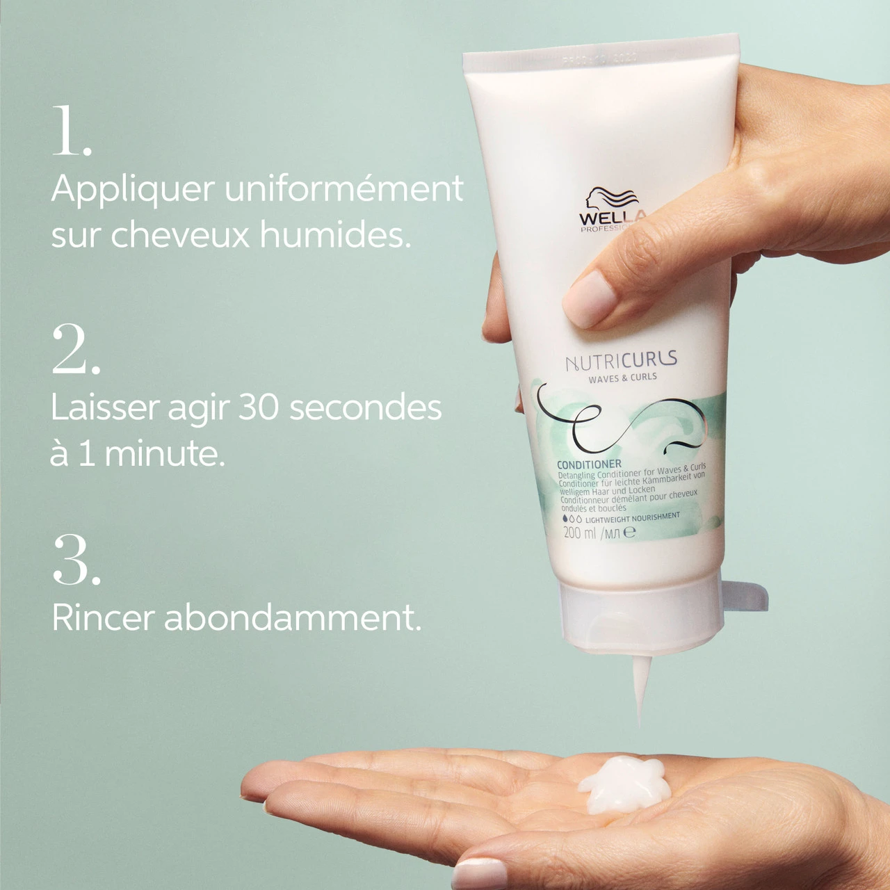 Conditionneur Nutri Curls Wella 200ml 4 Conditionneur Nutri Curls Wella 200ml – Image 4