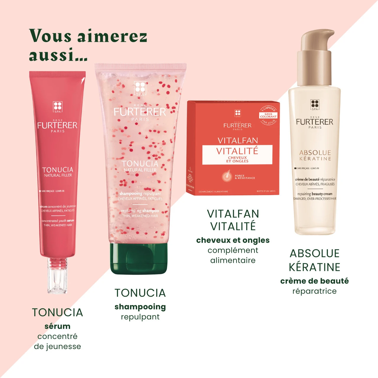 Masque Repulpant Démêlant Tonucia René Furterer 100ml – Image 2