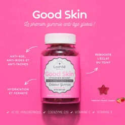 Gummies Vegan Good Skin Vitamines Boost Lashilé X60 -Produits D'entretien Good Skin Lashile 72904.1684846902