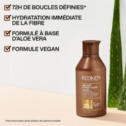 Shampooing All Soft Mega Curls Redken 300ml -Produits D'entretien all soft mega. 1 69788.1694677997